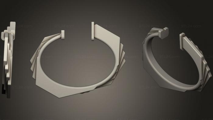 Jewelry rings (Octagonal Bracelet, JVLRP_0461) 3D models for cnc
